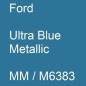 Preview: Ford, Ultra Blue Metallic, MM / M6383.